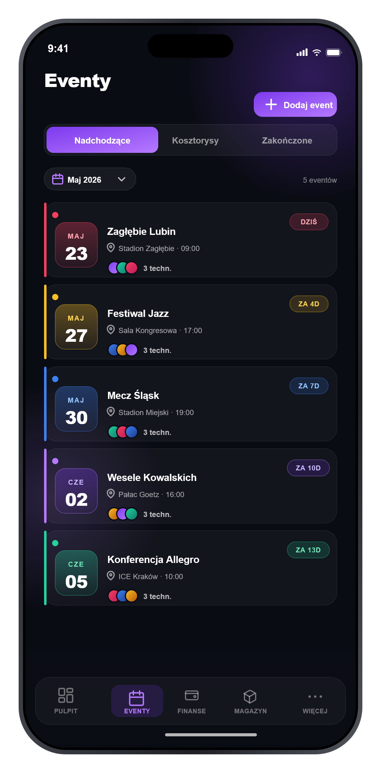 Eventy w EventFlow